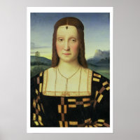 Retrato de Elizabeth Gonzaga, c.1504 (petróleo en