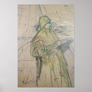 Póster Retrato de Enrique de Toulouse-Lautrec el   de