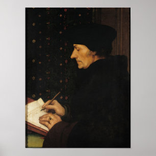 Póster Retrato de Erasmo