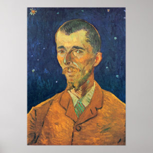 Póster Retrato de Eugene Boch por Vincent van Gogh