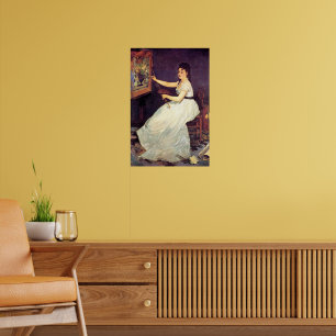 Póster Retrato de Eva Gonzales