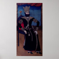 Retrato de Fath-Ali, Shah de Irán,
