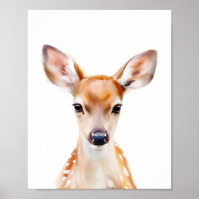Póster Retrato de Fawn (Frente)