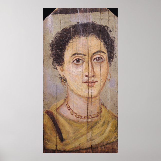Póster Retrato de Fayum de una mujer (Frente)