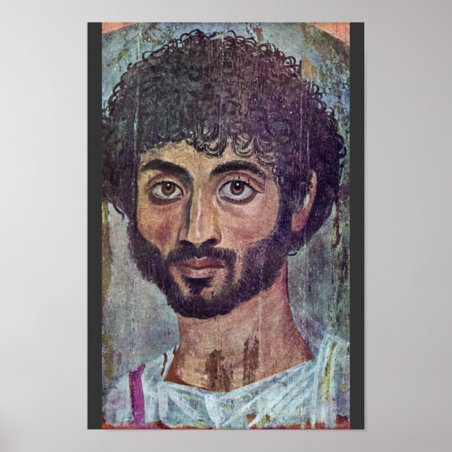 Póster Retrato De Fayum Mummy De Römisch-Ägyptischer (Frente)