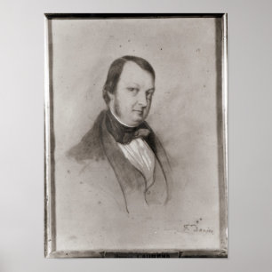 Póster Retrato de Federico Chopin