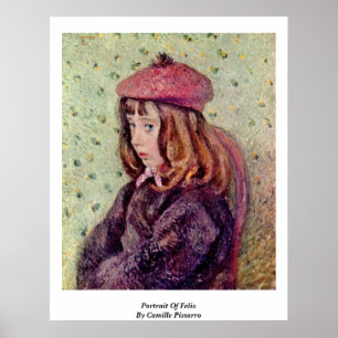 Póster Retrato De Félix Por Camille Pissarro