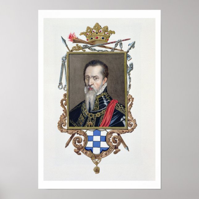 Póster Retrato de Fernando Álvarez de Toledo Duque de Al (Frente)