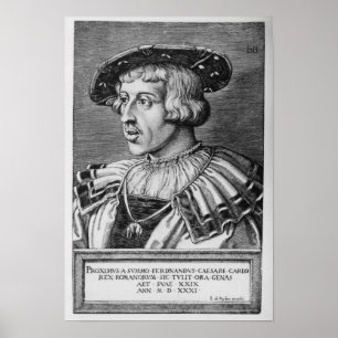 Póster Retrato de Fernando I de Habsburgo, 1531
