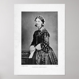 Póster Retrato de Florence Nightingale