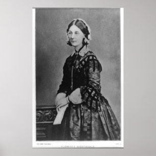 Póster Retrato de Florence Nightingale