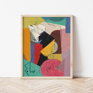 Póster Retrato de Florent Schmitt Albert Gleizes