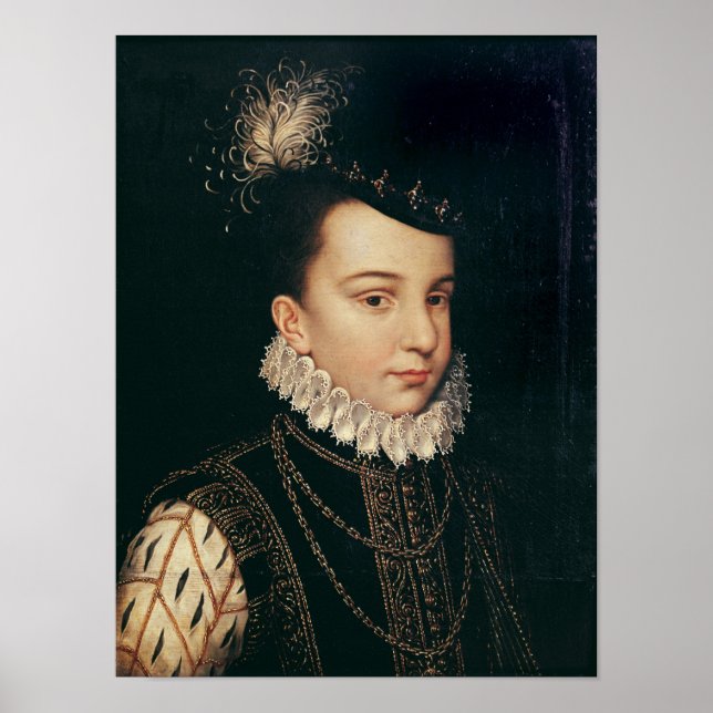 Póster Retrato de Francois Hercule de France (Frente)