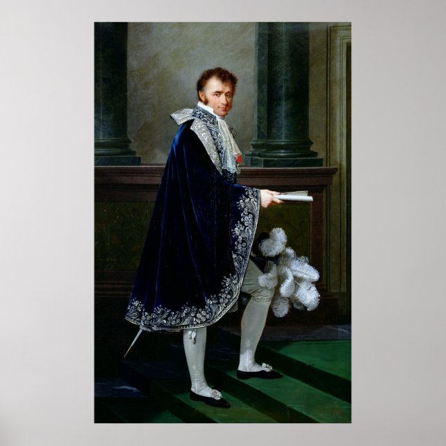 Póster Retrato de Francois-Nicolas Mollien 1806 (Frente)