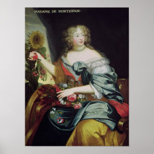 Póster Retrato de Francoise-Athenaise Rochechouart