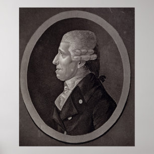 Póster Retrato de Franz Joseph Haydn