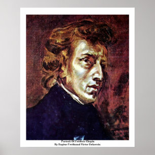 Póster Retrato De Frédéric Chopin