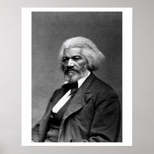 Póster Retrato de Frederick Douglass