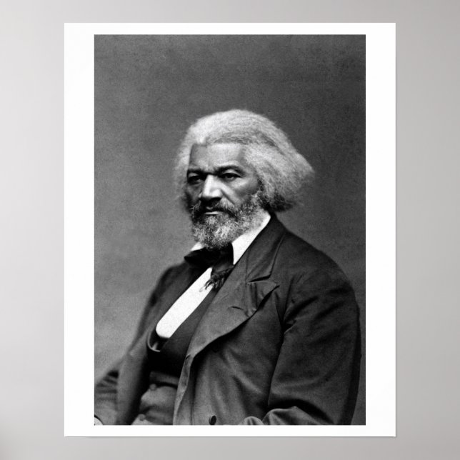 Póster Retrato de Frederick Douglass (Frente)