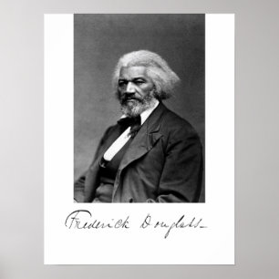 Póster Retrato de Frederick Douglass