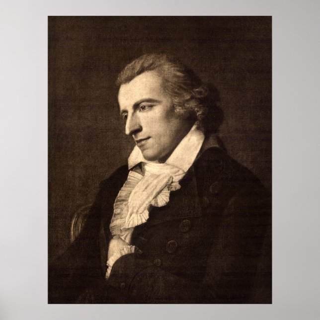Póster Retrato de Friedrich von Schiller (Frente)