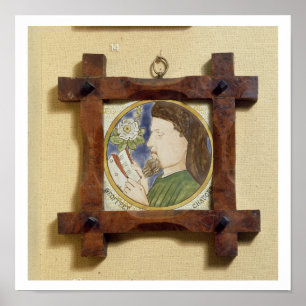 Póster Retrato de Geoffrey Chaucer (c.1340-1400) (cerami)