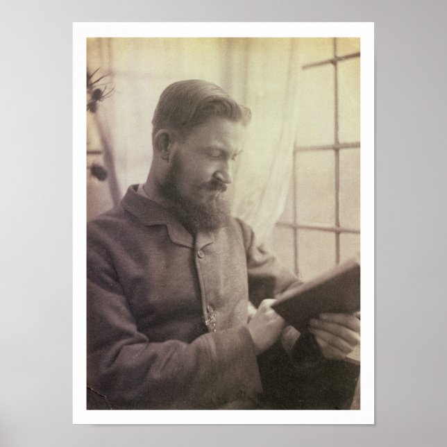 Póster Retrato de George Bernard Shaw (1856-1950) como Y (Frente)