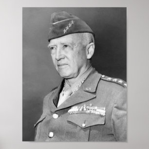 Póster Retrato de George S. Patton