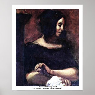 Póster Retrato De George Sand