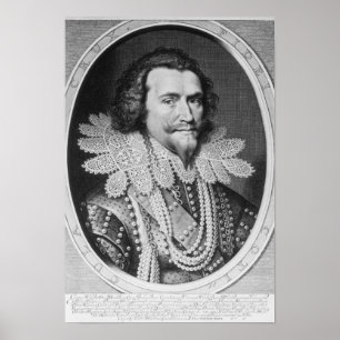 Póster Retrato de George Villiers