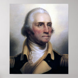 Póster Retrato de George Washington