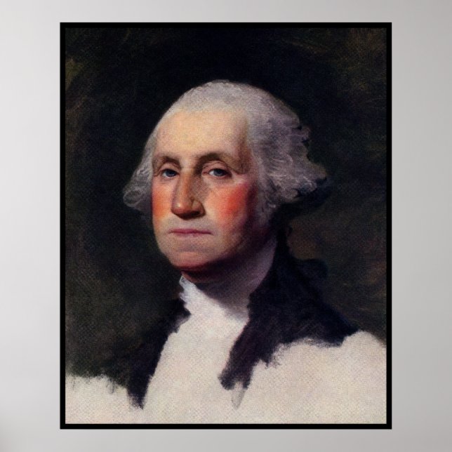 Póster Retrato de George Washington (Frente)