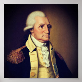 Póster Retrato de George Washington (1790)