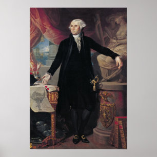 Póster Retrato de George Washington, 1796