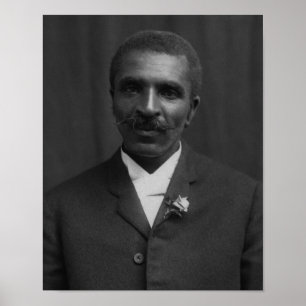 Póster Retrato de George Washington Carver