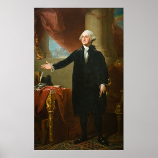 Póster Retrato de George Washington "Lansdowne"