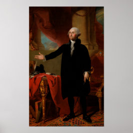Póster Retrato de George Washington Lansdowne