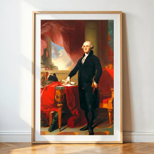 Póster Retrato de George Washington, Thomas Sully