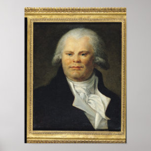 Póster Retrato de Georges Danton