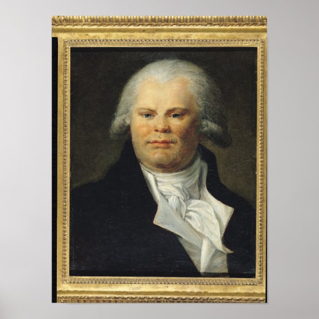 Póster Retrato de Georges Danton (Frente)