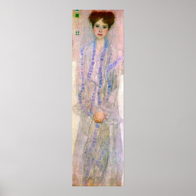 Póster Retrato de Gertha Fersovanyi por Gustav Klimt (Frente)