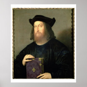 Póster Retrato de Gian Giorgio Trissino (1478-1550) (acei