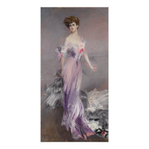Póster Retrato de Giovanni Boldini de la Sra. Howard-John