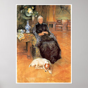 Póster Retrato de Gothilda Furstenberg