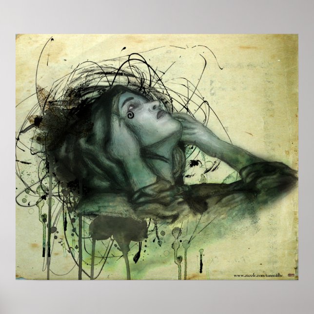 Póster Retrato de Grunge Hood (Frente)