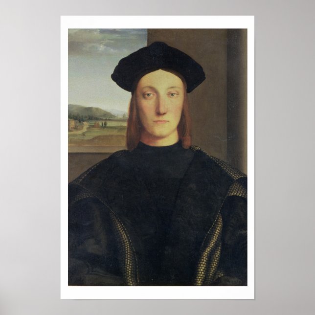 Póster Retrato de Guidobaldo da Montefeltro, duque de Urb (Frente)