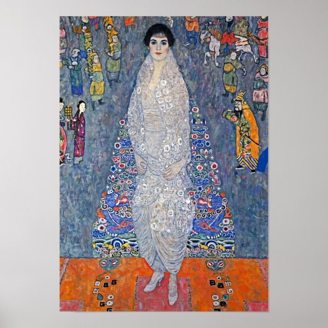 Póster Retrato de Gustav Klimt de Elisabeth Lederer (Frente)