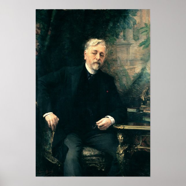 Póster Retrato de Gustave Eiffel 1905 (Frente)