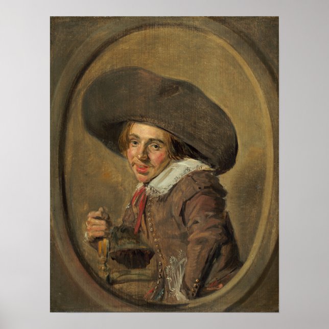 Póster Retrato de Hals (Frente)
