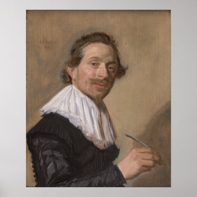 Póster Retrato de Hals (Frente)